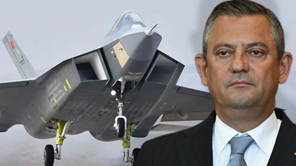 CHP LİDERİ ÖZGÜR ÖZEL’DEN KAAN UÇAĞINA DESTEK