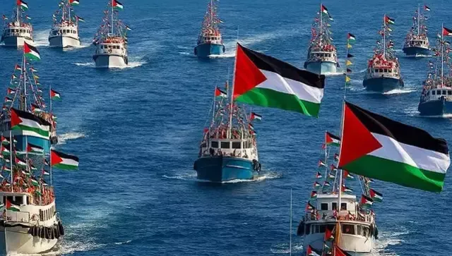 KÜRESEL SUMUD FİLOSU GAZZE’YE ULAŞIYOR: İSRAİL MÜDAHALESİ BAŞLADI