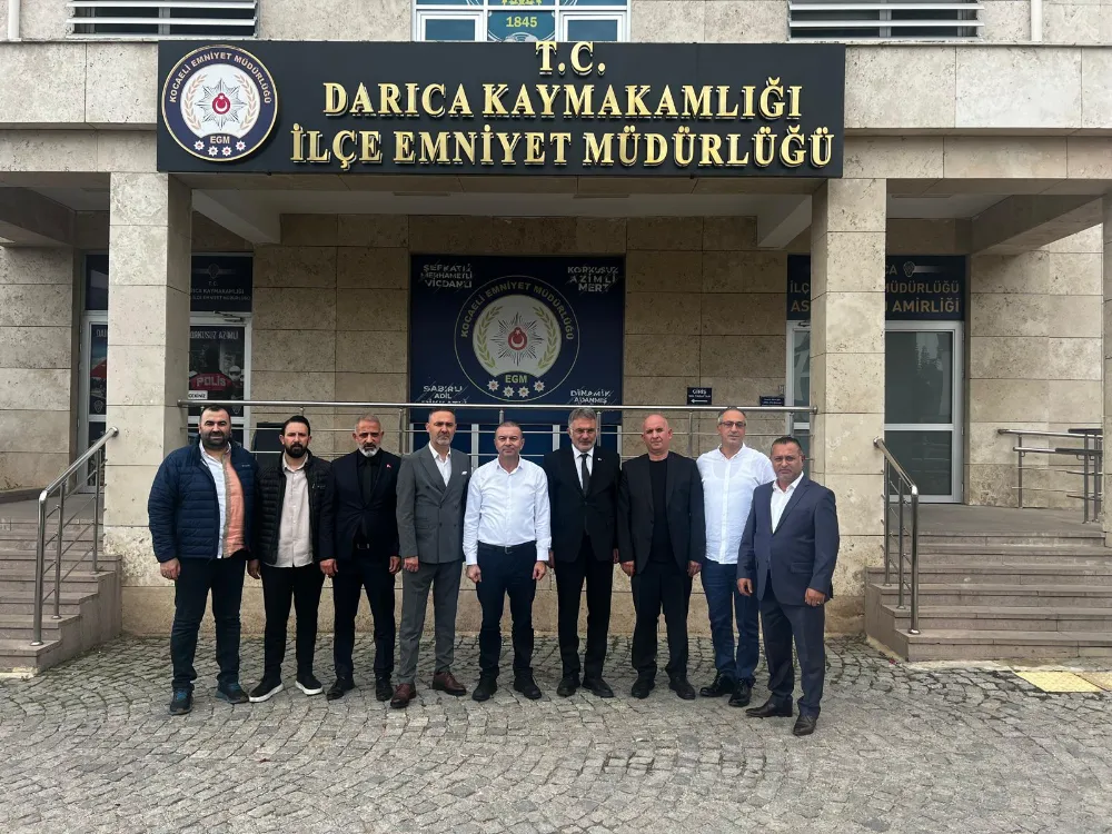 DARICA ARDAHANLILAR DERNEĞİ’NDEN EMNİYET MÜDÜRÜ VEDAT İŞLEYEN’E ZİYARET