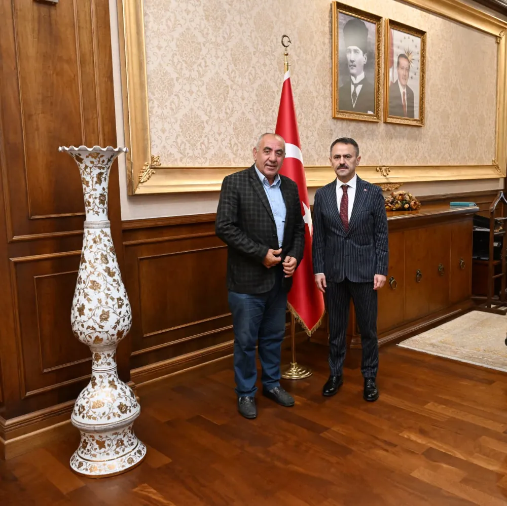 İŞ İNSANI HÜSNÜ ÖNCÜL’DEN VALİ AKTAŞ’A ZİYARET