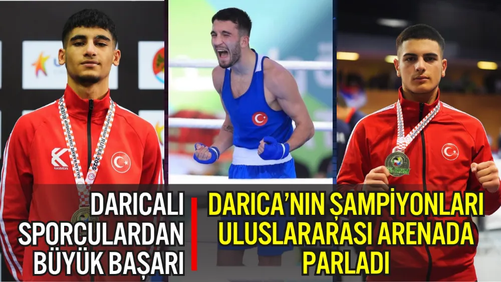 DARICA BELEDİYESİ SPORCULARINDAN ULUSLARARASI ARENADA BÜYÜK BAŞARI