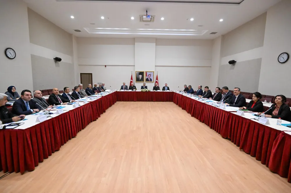 Genişletilmiş İl Güvenlik, Asayiş ve Koordinasyon Kurulu Toplantısı, Vali Aktaş Başkanlığında Yapıldı