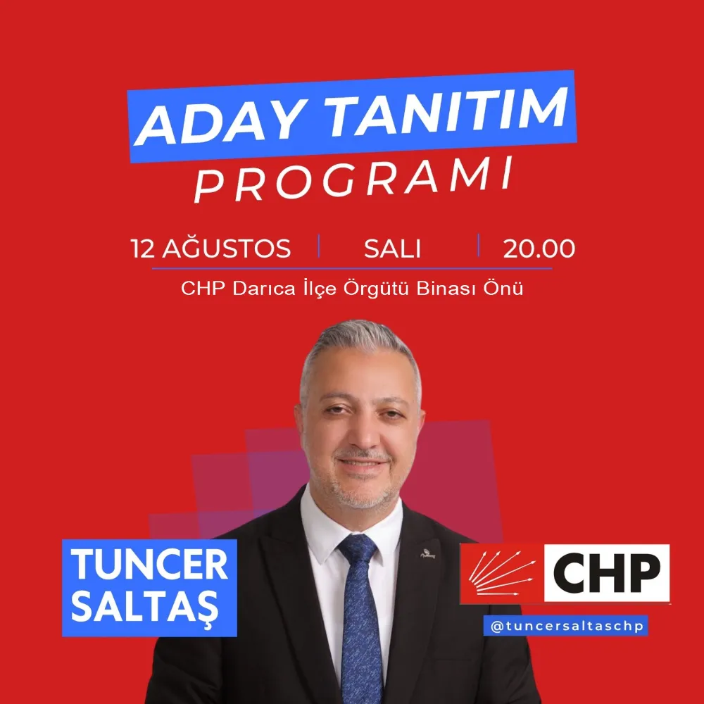 Tuncer Saltaş Adaylığını Açıklıyor!
