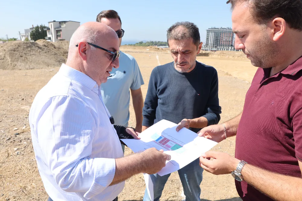 BAŞKAN BIYIK,SPOR KOMPLEKSİ İNŞAATINI İNCELEDİ