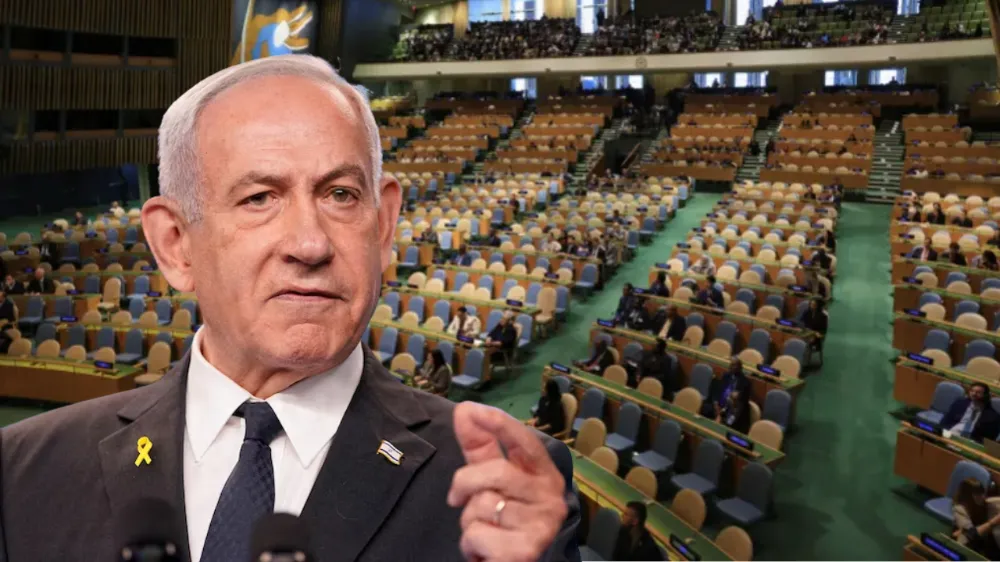 NETANYAHU’NUN BM KONUŞMASI PROTESTO EDİLDİ